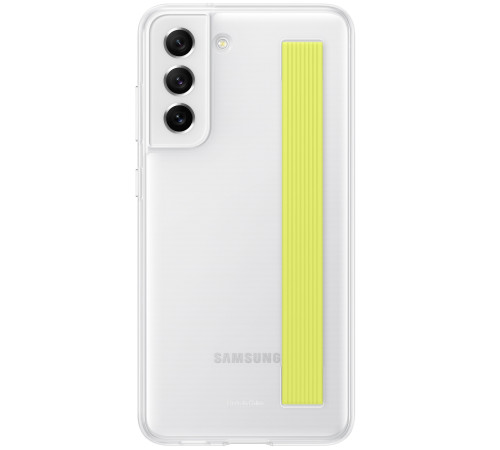 Чехол Samsung Clear Strap Cover для смартфону Galaxy S21 FE (G990) White