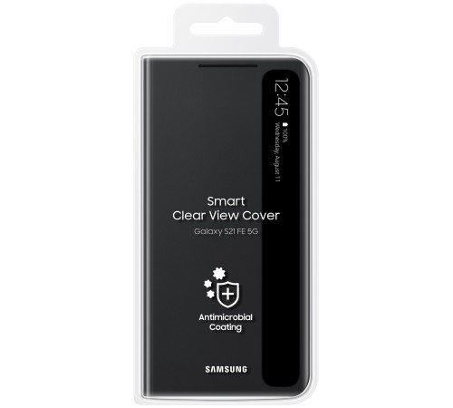 Чехол Samsung Clear View Cover для смартфону Galaxy S21 FE (G990) Dark Gray