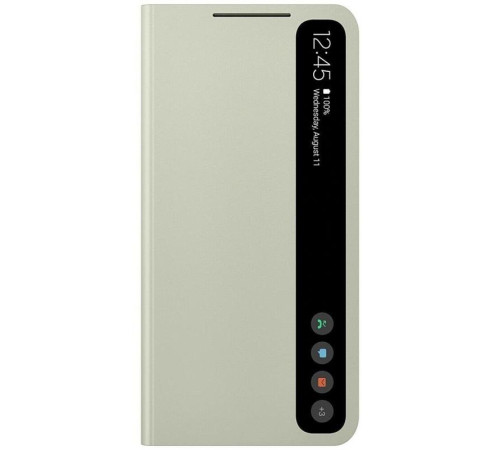 Чехол Samsung Clear View Cover для смартфону Galaxy S21 FE (G990) Olive Green