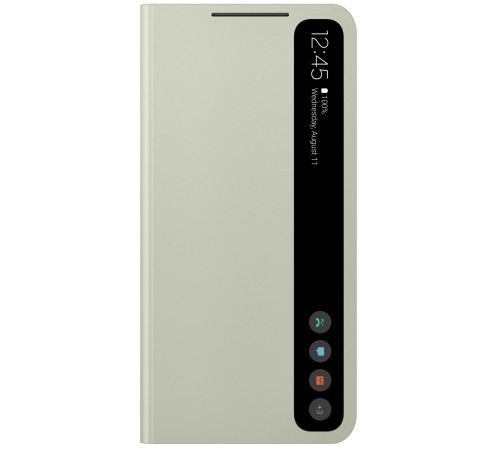 Чехол Samsung Clear View Cover для смартфону Galaxy S21 FE (G990) Olive Green