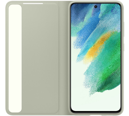 Чехол Samsung Clear View Cover для смартфону Galaxy S21 FE (G990) Olive Green