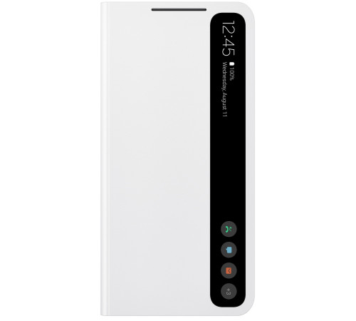 Чехол Samsung Clear View Cover для смартфону Galaxy S21 FE (G990) White
