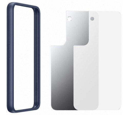 Чехол Samsung Frame Cover для смартфону Galaxy S22 (S901) Navy