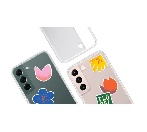 Чехол Samsung Frame Cover для смартфону Galaxy S22 (S901) Transparency