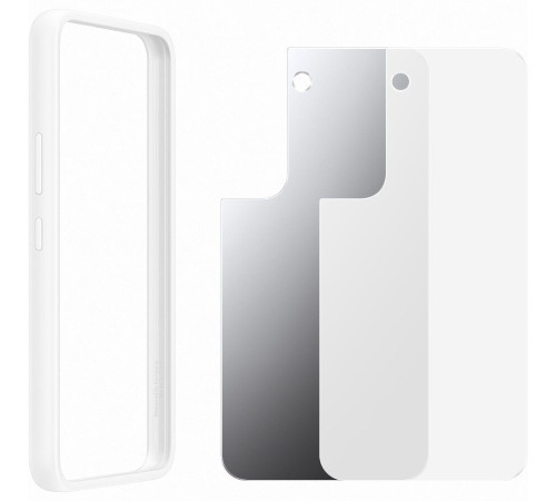 Чехол Samsung Frame Cover для смартфону Galaxy S22 (S901) White