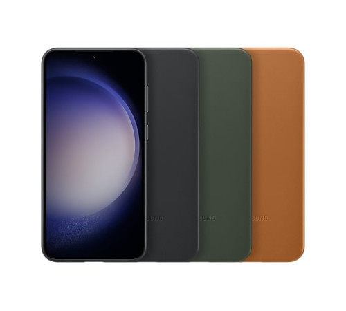 Чехол Samsung Leather Case для смартфона Galaxy S23+ (S916) Green