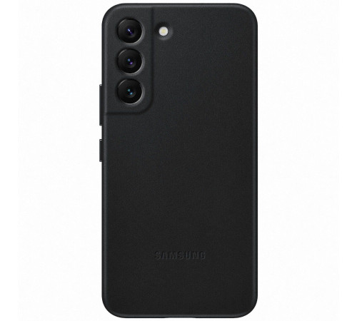 Чехол Samsung Leather Cover для смартфону Galaxy S22 (S901) Black