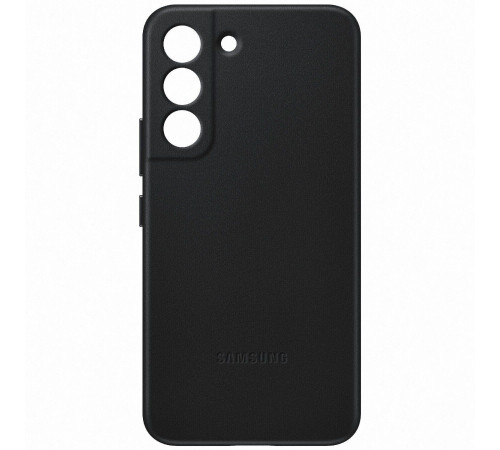 Чехол Samsung Leather Cover для смартфону Galaxy S22 (S901) Black