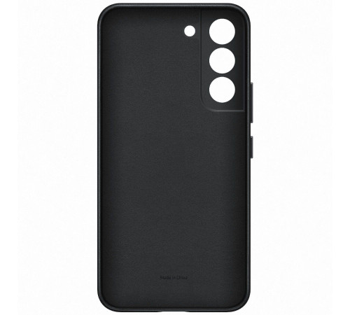 Чехол Samsung Leather Cover для смартфону Galaxy S22 (S901) Black