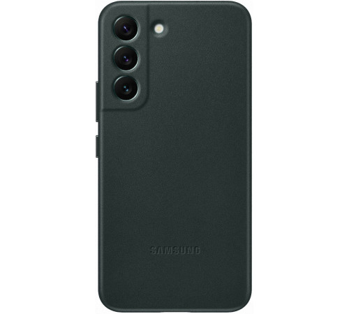 Чехол Samsung Leather Cover для смартфону Galaxy S22 (S901) Forest Green