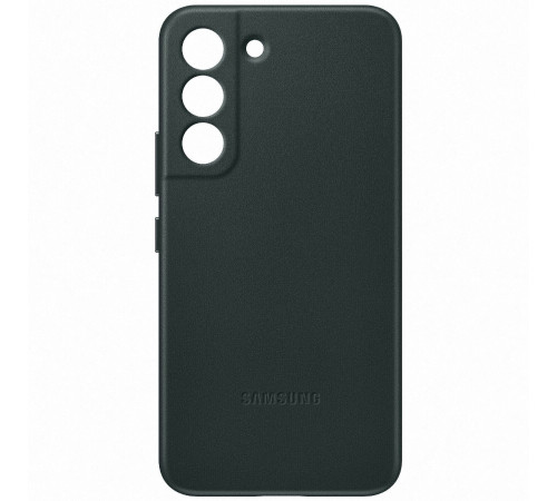 Чехол Samsung Leather Cover для смартфону Galaxy S22 (S901) Forest Green