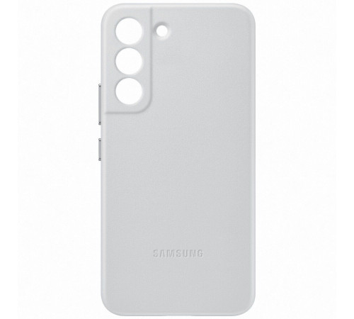 Чехол Samsung Leather Cover для смартфону Galaxy S22 (S901) Light Gray