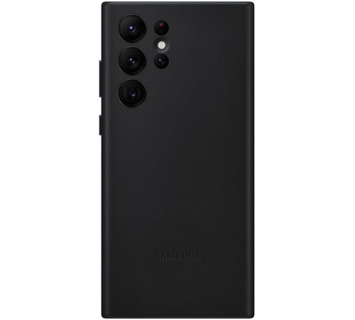 Чехол Samsung Leather Cover для смартфону Galaxy S22 Ultra (S908) Black