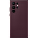 Чехол Samsung Leather Cover для смартфону Galaxy S22 Ultra (S908) Burgundy