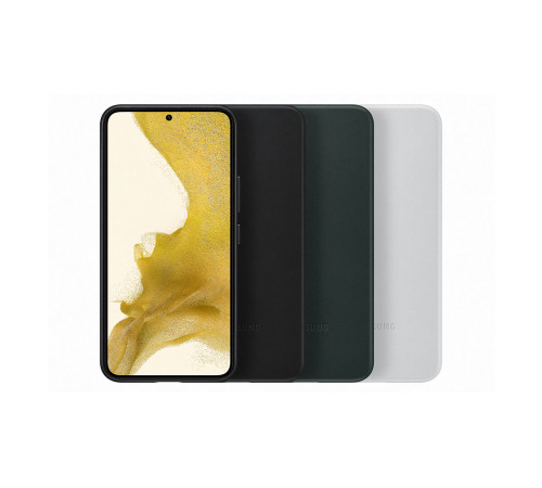 Чехол Samsung Leather Cover для смартфону Galaxy S22+ (S906) Black