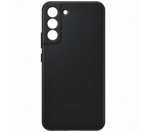 Чехол Samsung Leather Cover для смартфону Galaxy S22+ (S906) Black