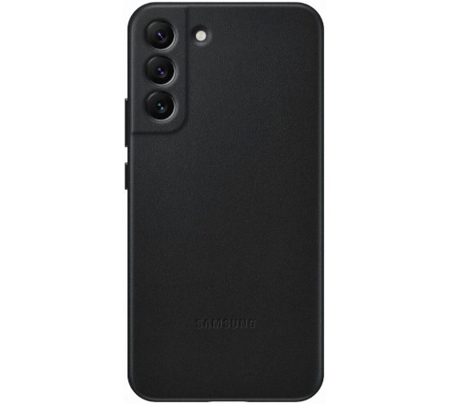 Чехол Samsung Leather Cover для смартфону Galaxy S22+ (S906) Black