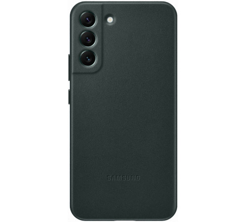 Чехол Samsung Leather Cover для смартфону Galaxy S22+ (S906) Forest Green