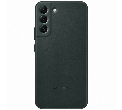 Чехол Samsung Leather Cover для смартфону Galaxy S22+ (S906) Forest Green