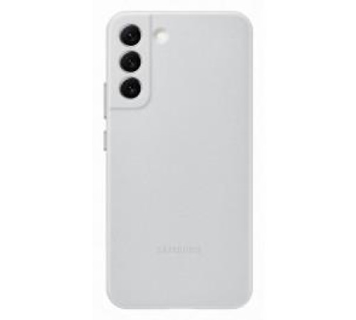 Чехол Samsung Leather Cover для смартфону Galaxy S22+ (S906) Light Gray