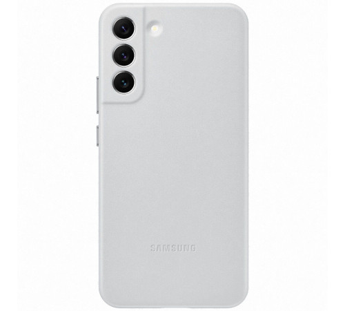 Чехол Samsung Leather Cover для смартфону Galaxy S22+ (S906) Light Gray