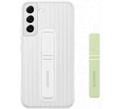 Чехол Samsung Protective Standing Cover для смартфону Galaxy S22+ (S906) White