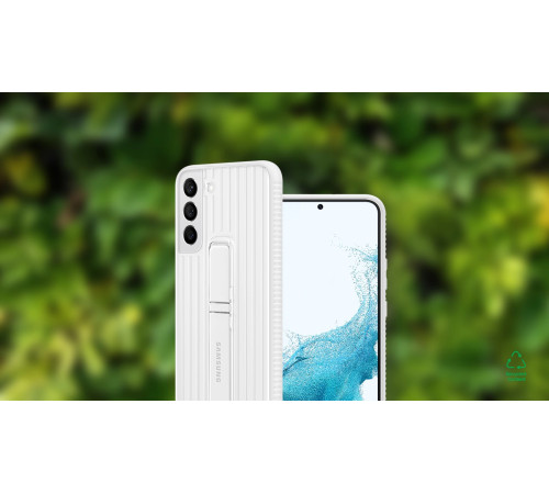 Чехол Samsung Protective Standing Cover для смартфону Galaxy S22+ (S906) White