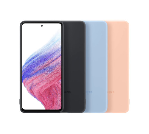 Чехол Samsung Silicone Cover для смартфону Galaxy A53 (A536) Artic Blue