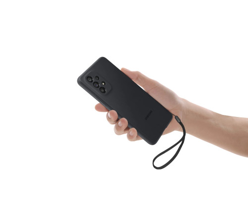 Чехол Samsung Silicone Cover для смартфону Galaxy A53 (A536) Black