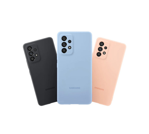 Чехол Samsung Silicone Cover для смартфону Galaxy A53 (A536) Peach