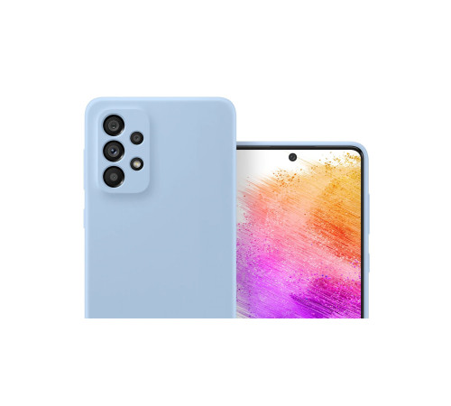 Чехол Samsung Silicone Cover для смартфону Galaxy A73 (A736) Artic Blue