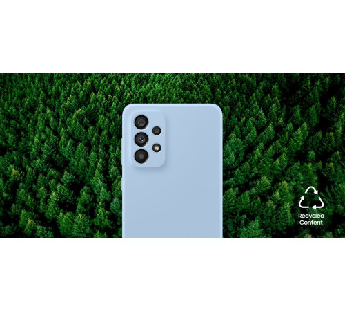 Чехол Samsung Silicone Cover для смартфону Galaxy A73 (A736) Artic Blue