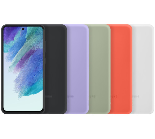 Чехол Samsung Silicone Cover для смартфону Galaxy S21 FE (G990) Coral