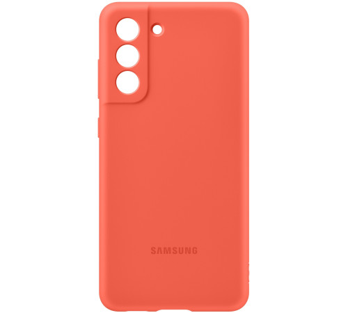 Чехол Samsung Silicone Cover для смартфону Galaxy S21 FE (G990) Coral