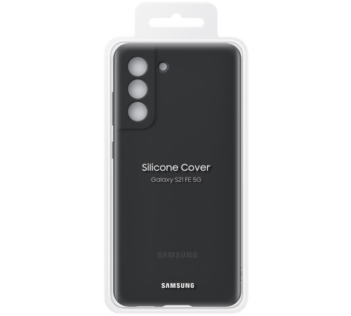 Чехол Samsung Silicone Cover для смартфону Galaxy S21 FE (G990) Dark Gray
