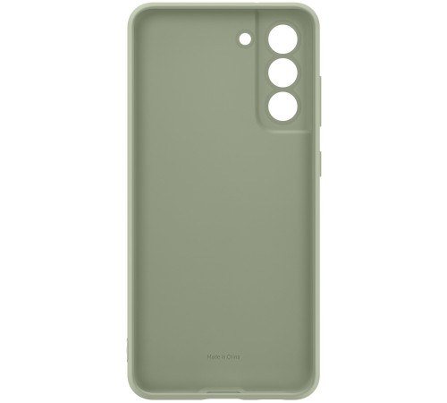 Чехол Samsung Silicone Cover для смартфону Galaxy S21 FE (G990) Olive Green