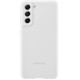 Чехол Samsung Silicone Cover для смартфону Galaxy S21 FE (G990) White