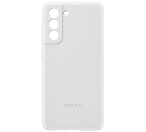 Чехол Samsung Silicone Cover для смартфону Galaxy S21 FE (G990) White