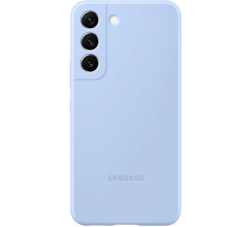 Чехол Samsung Silicone Cover для смартфону Galaxy S22 (S901) Artic Blue