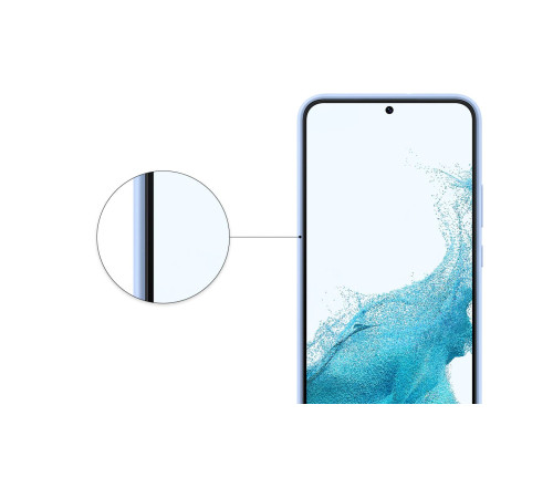 Чехол Samsung Silicone Cover для смартфону Galaxy S22 (S901) Artic Blue