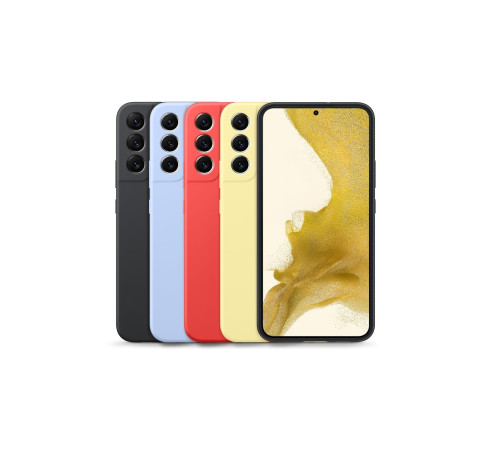 Чехол Samsung Silicone Cover для смартфону Galaxy S22 (S901) Black