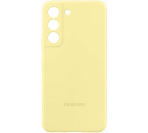Чехол Samsung Silicone Cover для смартфону Galaxy S22 (S901) Butter Yellow