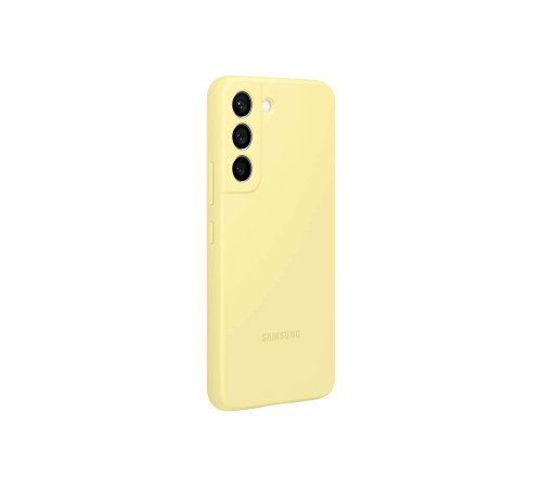 Чехол Samsung Silicone Cover для смартфону Galaxy S22 (S901) Butter Yellow
