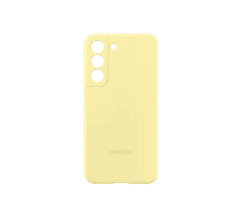Чехол Samsung Silicone Cover для смартфону Galaxy S22 (S901) Butter Yellow