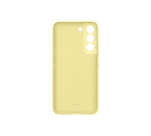 Чехол Samsung Silicone Cover для смартфону Galaxy S22 (S901) Butter Yellow
