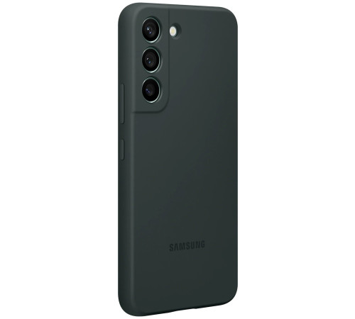 Чехол Samsung Silicone Cover для смартфону Galaxy S22 (S901) Forest Green