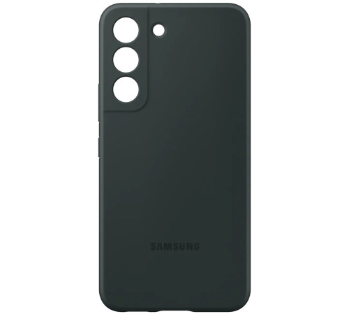 Чехол Samsung Silicone Cover для смартфону Galaxy S22 (S901) Forest Green