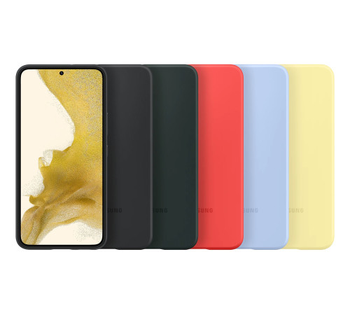 Чехол Samsung Silicone Cover для смартфону Galaxy S22 (S901) Glow Red