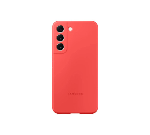 Чехол Samsung Silicone Cover для смартфону Galaxy S22 (S901) Glow Red