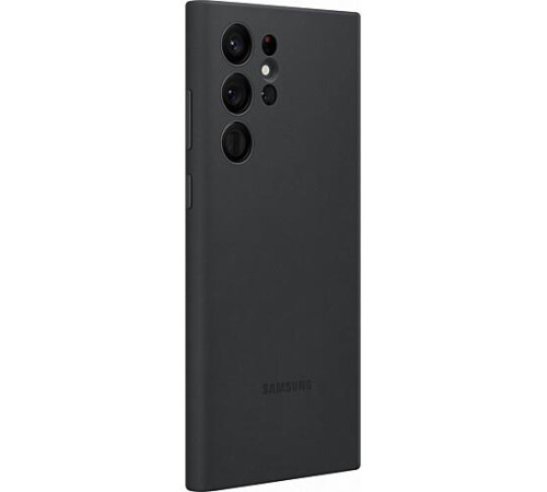 Чехол Samsung Silicone Cover для смартфону Galaxy S22 Ultra (S908) Black